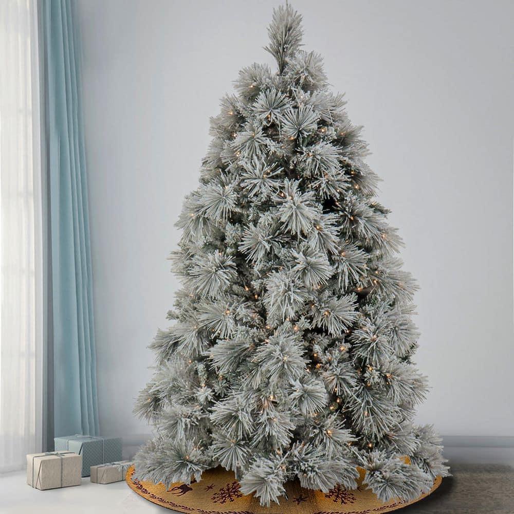 HGTV Home Collection Lighted Pine Christmas Tree