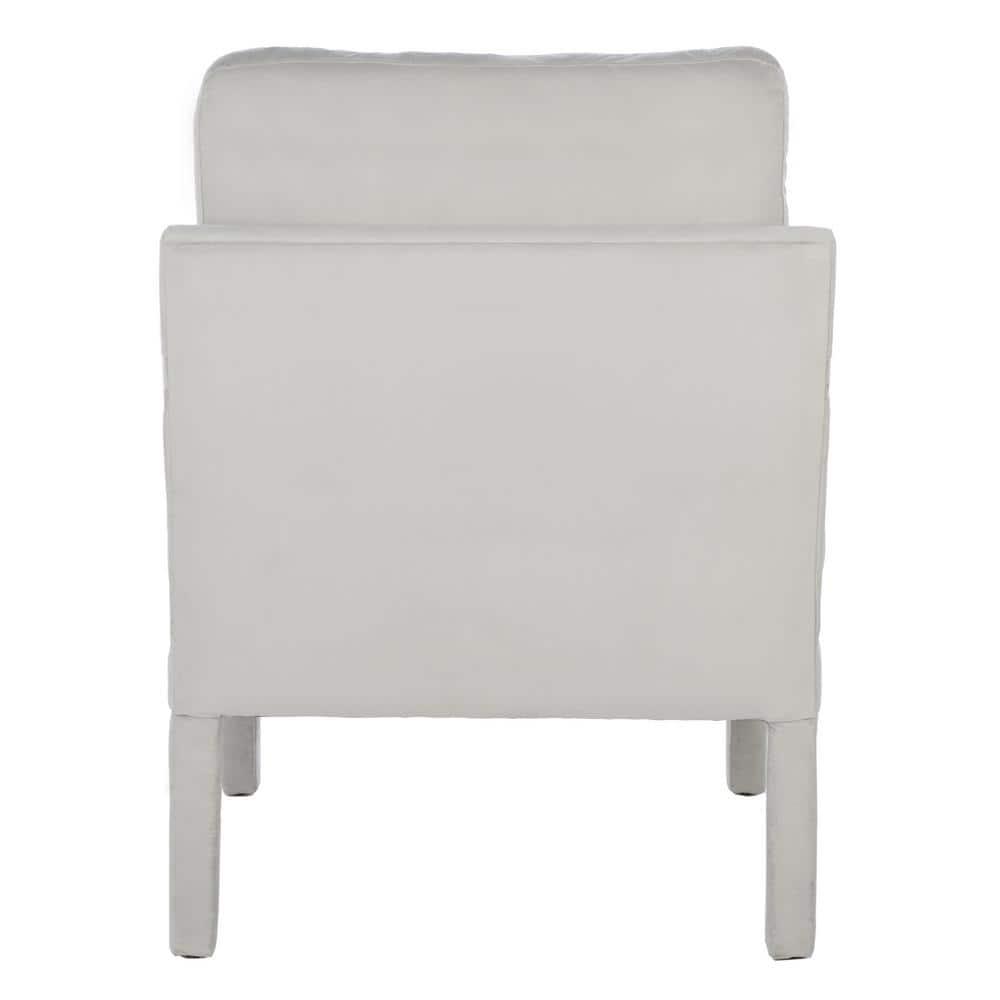 Genoa Upholstered Arm Chair - ACH4510 - Light Grey - Safavieh