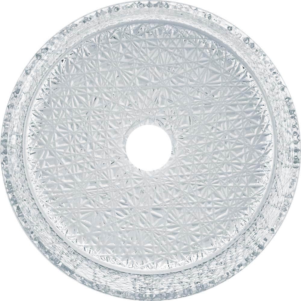 Stadium 16" Glass Circular Bathroom Vessel Sink - Timeless Collection
