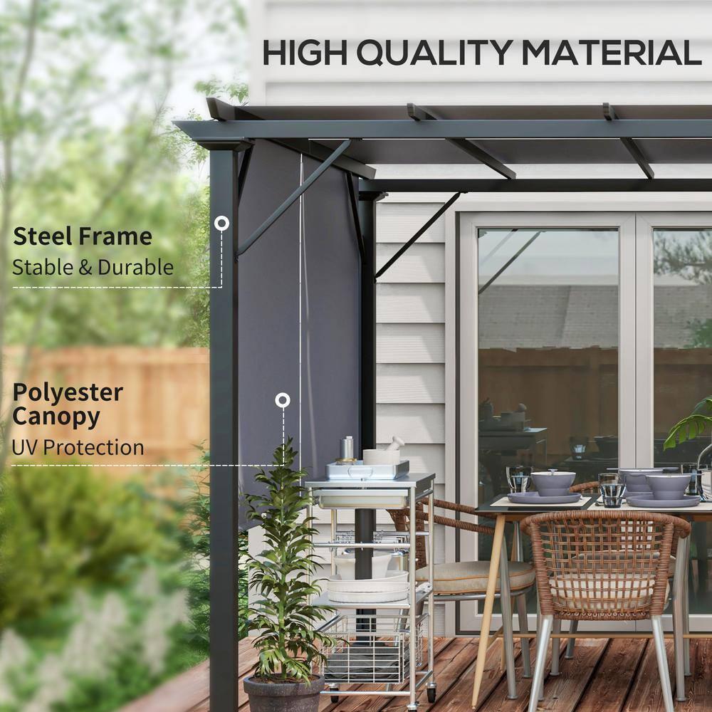 Outsunny Steel Patio Gazebo