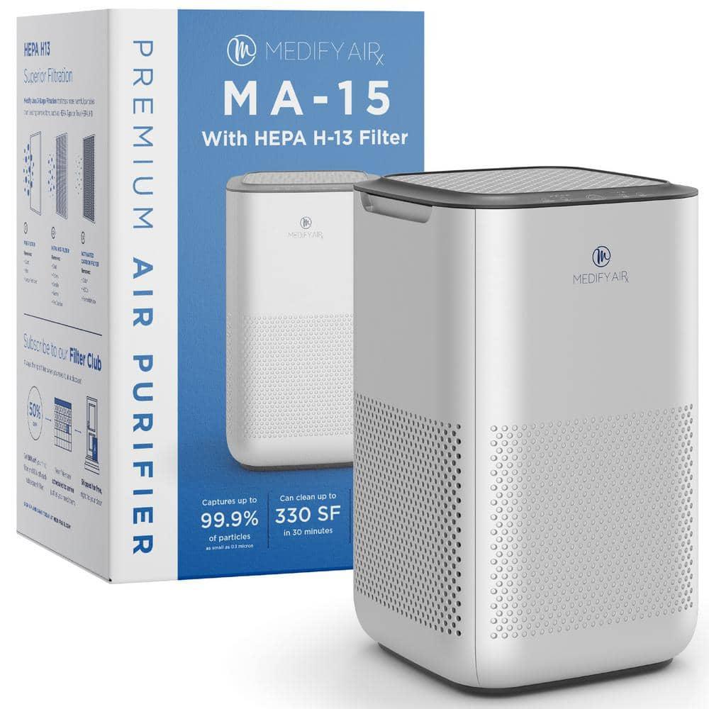 Invenitiah Medify MA-15 Air Purifier With True HEPA H13 Filter | 585 Ft² Coverage In 1Hr For Allergens, Smoke, Wildfires, Dust, Odors, Pollen, Pet Dander | Quiet 99.9% Removal To 0.1 Microns 2-Pack