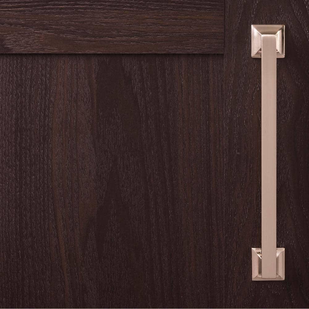 Hickory Hardware Studio Collection Pull 7-9/16 Inch (192mm) Center to Center Satin Nickel Finish