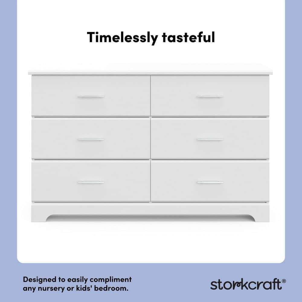 Brookside 6 Drawer Double Dresser