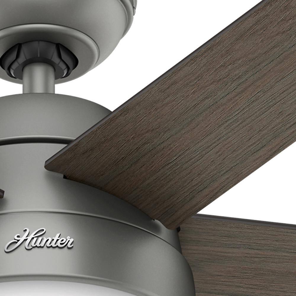 Hunter Fan 46" Anslee Standard Ceiling Fan with Pull Chain and Light Kit Included