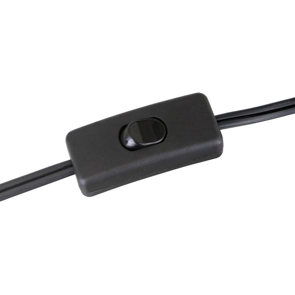 Evelyn&Zoe Lámpara de Mesa Moderna de Metal con Pantalla de Vidrio Transparente