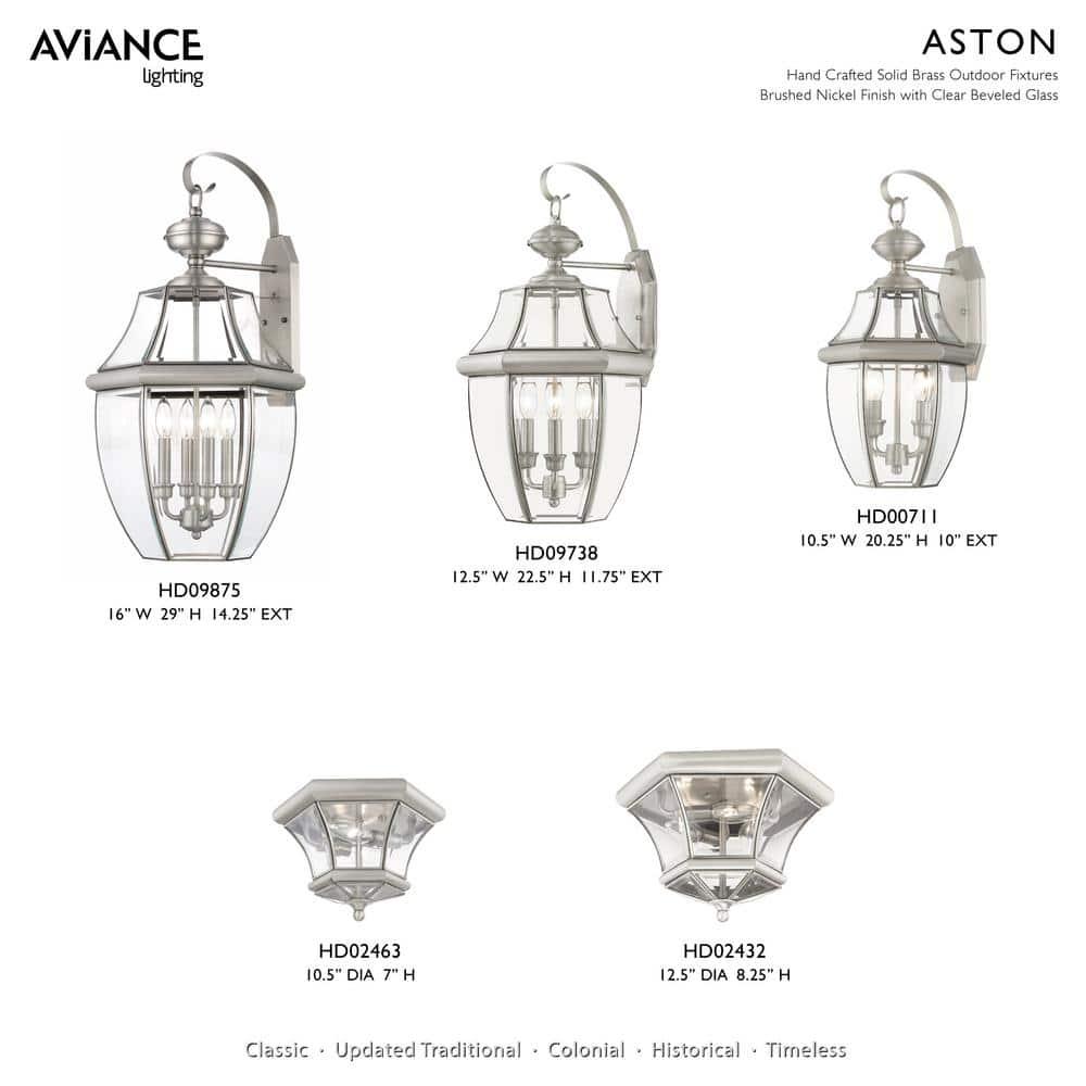 Livex Lighting Monterey 3 - Light Wall Light in  Brushed Nickel