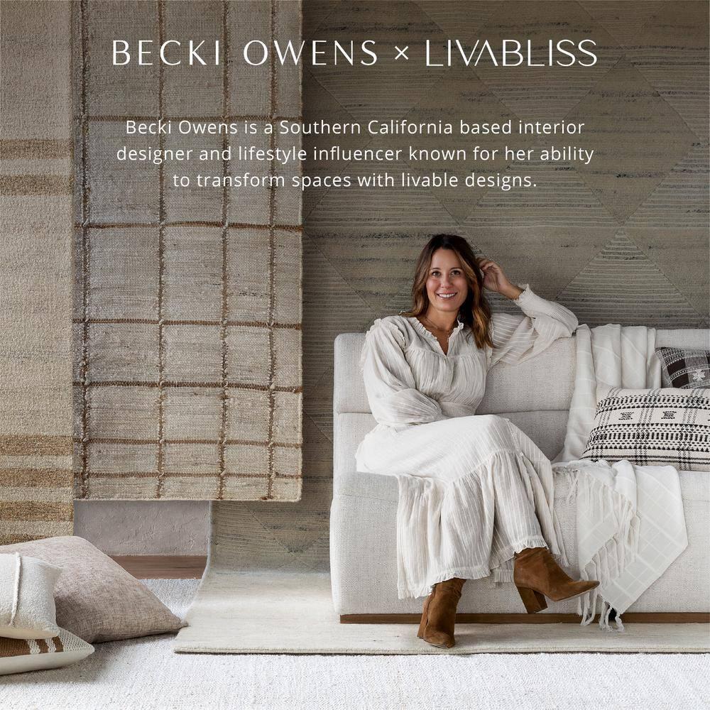 Becki Owens x Livabliss Davina Machine Woven Area Rug
