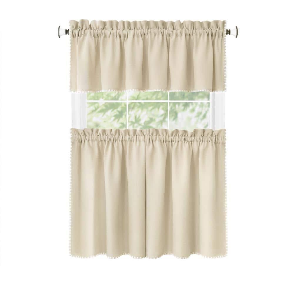 Achim Importing Co Tailored 58'' W Kitchen Curtain