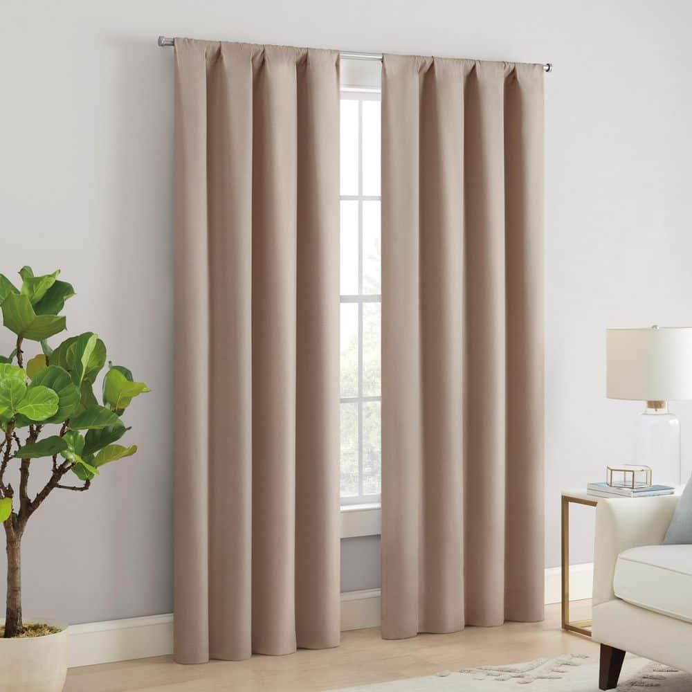 Eclipse Eclipse Cannes Magnitech 100% Blackout Curtain, Rod Pocket, Seamless Magnetic Closure (1 Panel)