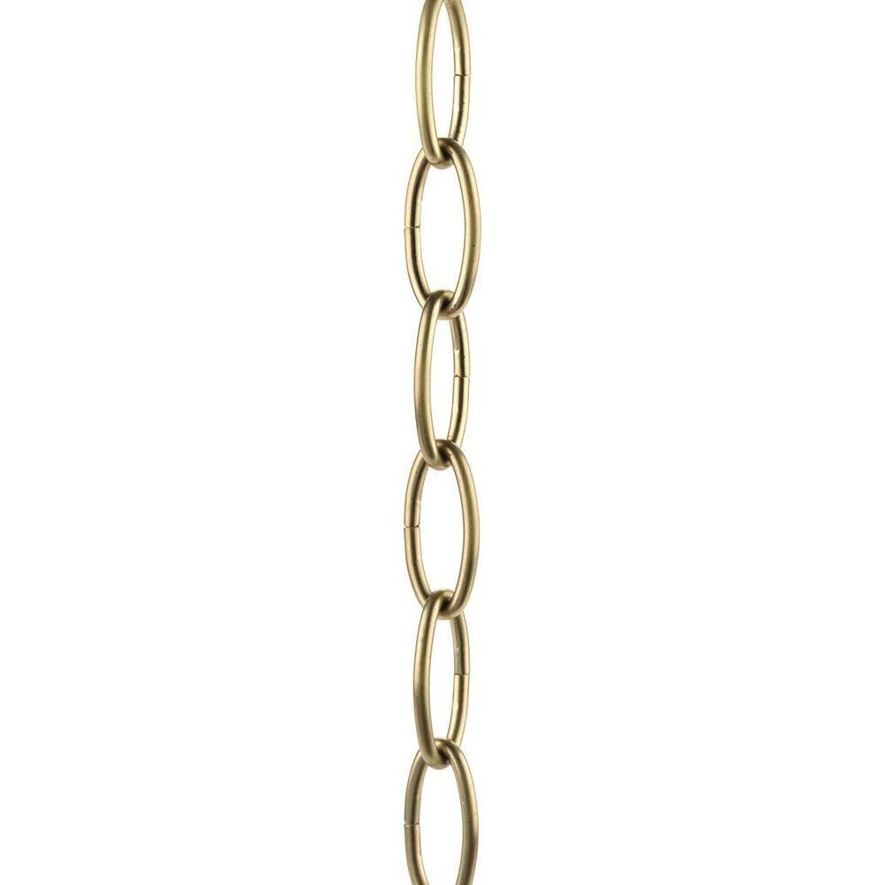 48-Inch Vintage Brass Steel Accessory Chain
