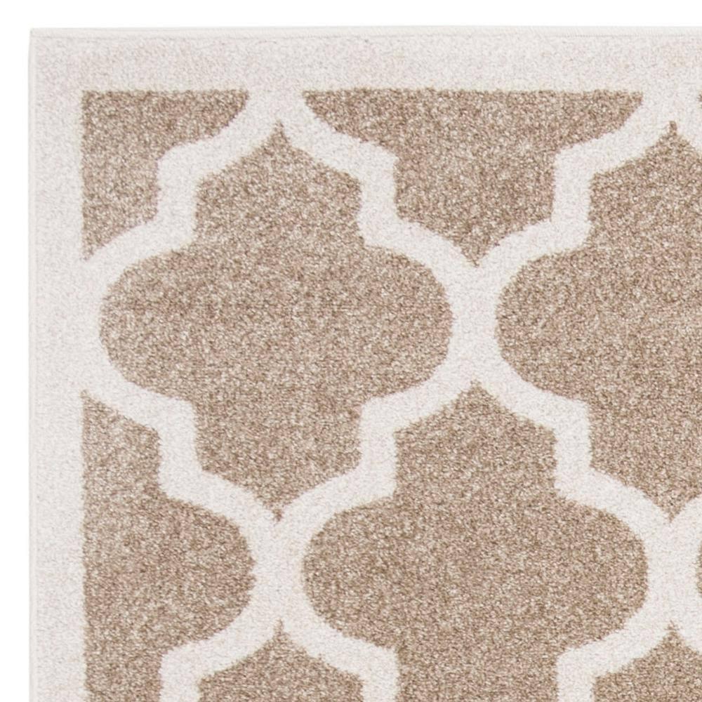 Amherst AMT420 Power Loomed Indoor Area Rug - Wheat/Beige - 4'x6' - Safavieh