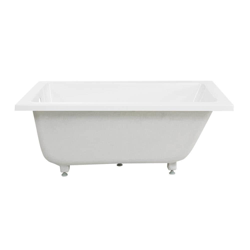 Voltaire 48" X 30" Reversible Drain Drop-In Bathtub