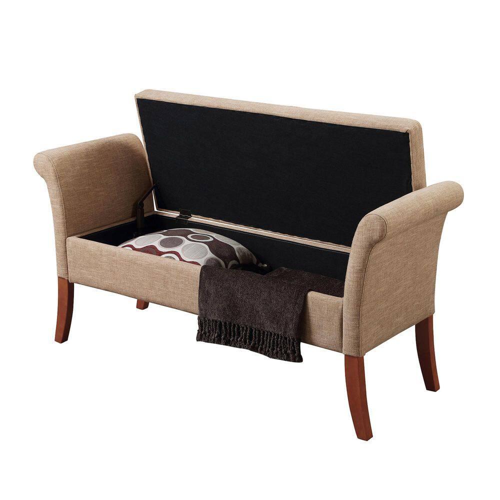 Designs4Comfort Garbo Storage Bench Ottoman