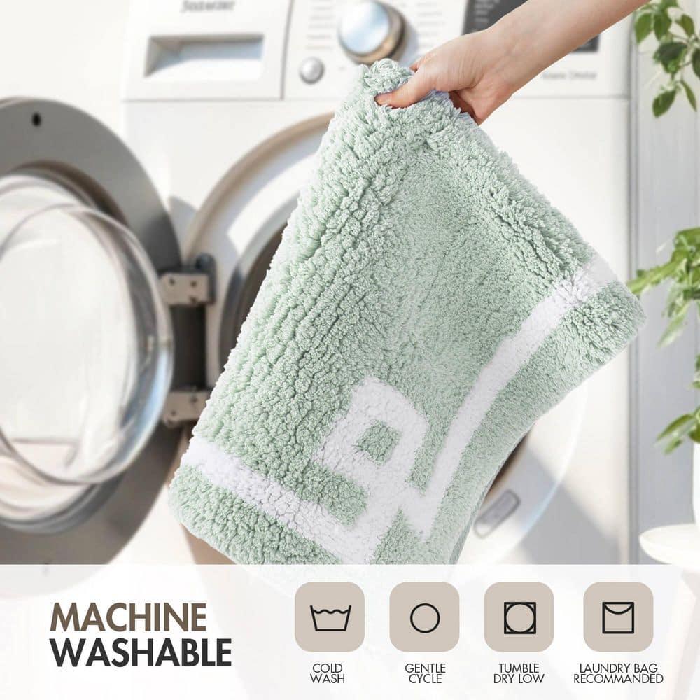 Madison Park 100% Cotton Tufted Bath Rug with Non-Slip Backing