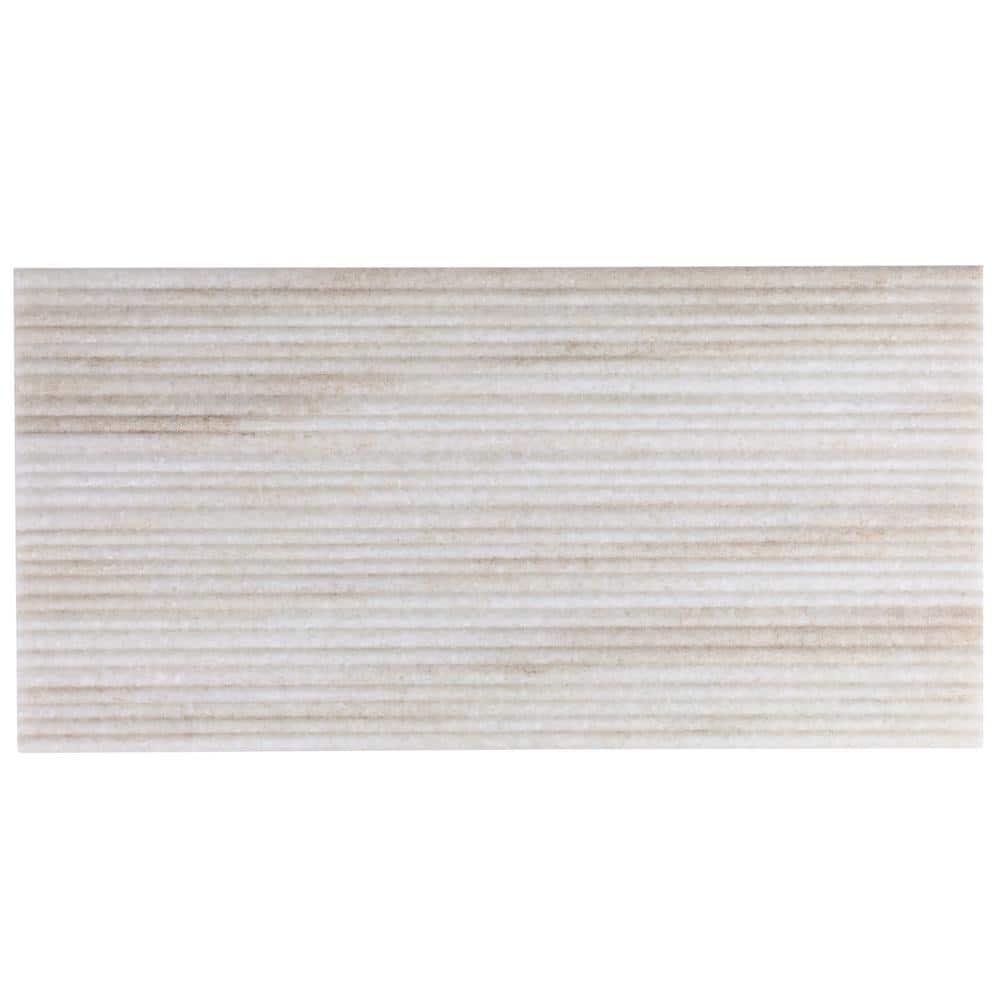 Large Format 12'' W x 24'' L Marble Singular Tile