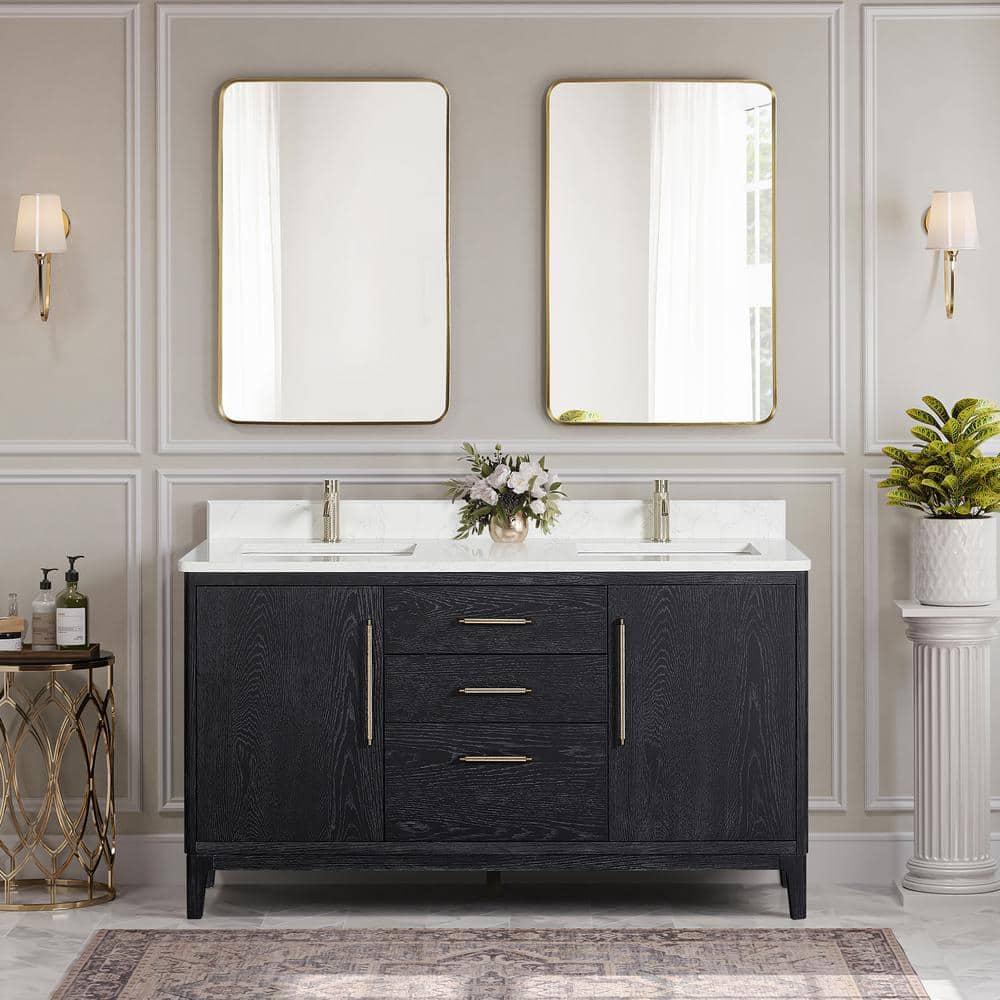 Langosta 60'' Free Standing Double Bathroom Vanity with Top