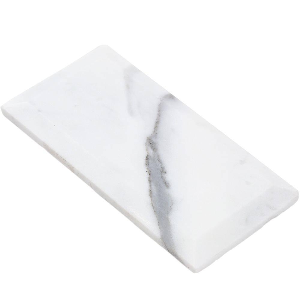 Calacatta 3" x 6" Marble Marble Look Subway Wall & Floor Tile