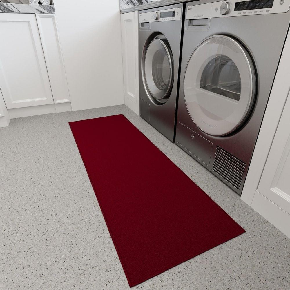 Ottomanson Ottohome Non-Slip Solid Area Rug For Living Room, Hallway Runner, Entryway Rug