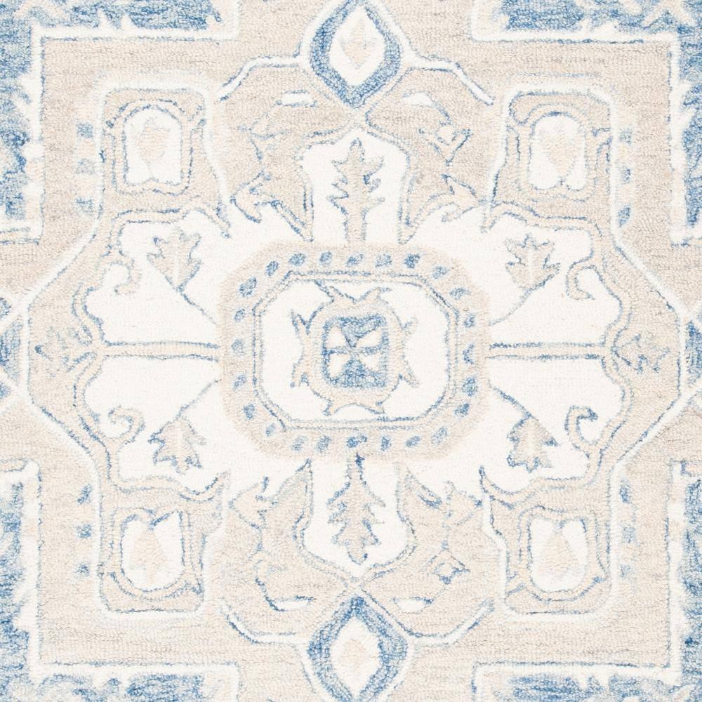 Micro-Loop MLP503 Hand Tufted Area Rug - Blue/Ivory - 5'x8' - Safavieh.