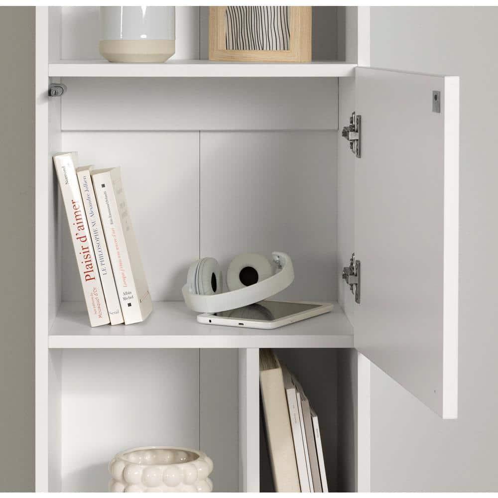 Liora Narrow 5-Shelf Narrow Bookcase
