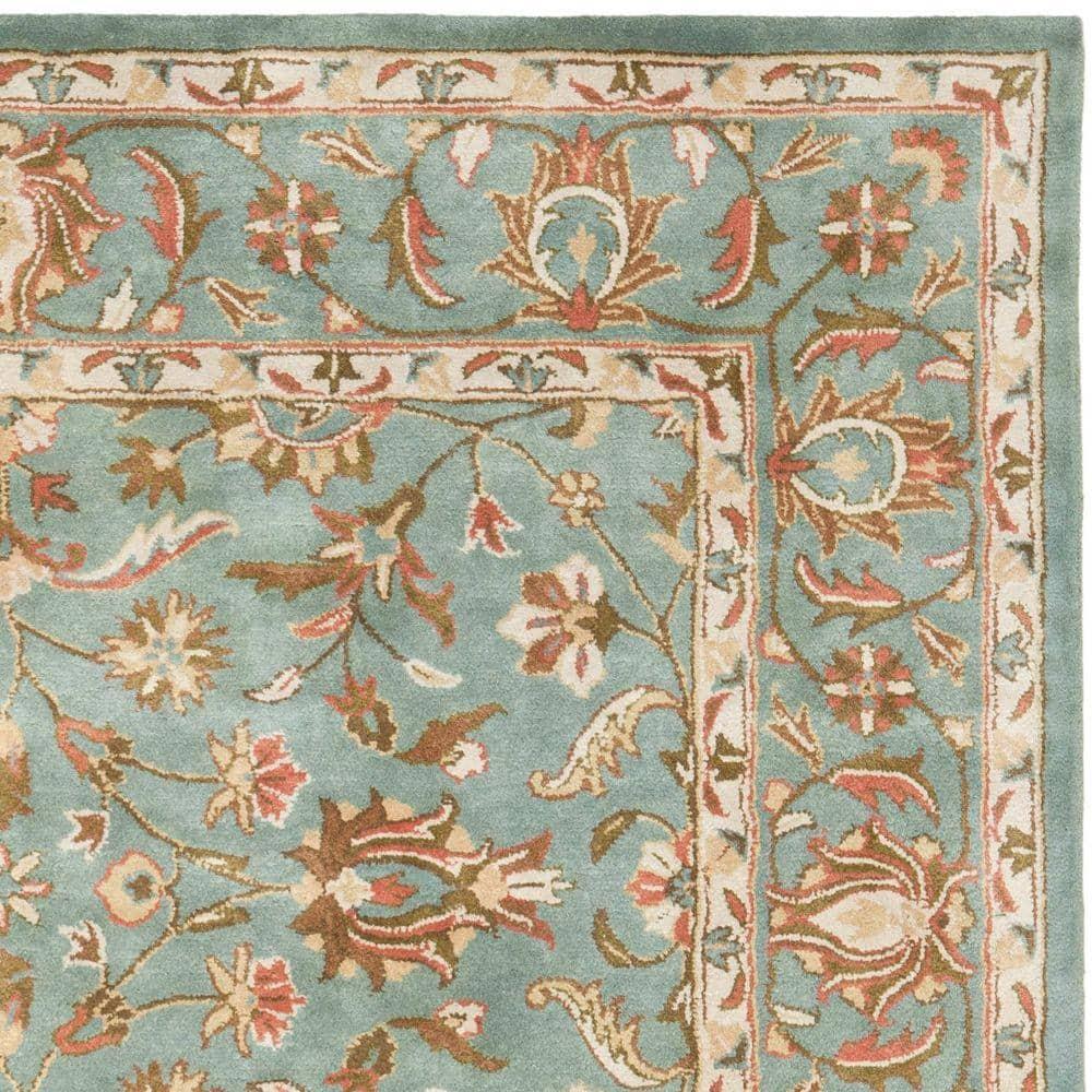 Heritage HG969 Hand Tufted Area Rug - Blue/Blue - 8'9"x11'9" - Safavieh.