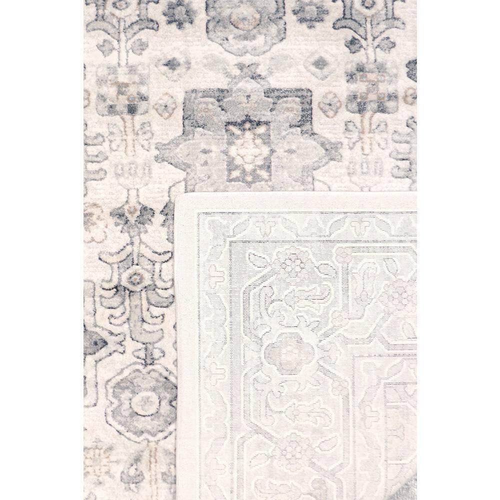 Pasargad Amadeus Power Loom Oriental Area Rug in Ivory/Gray