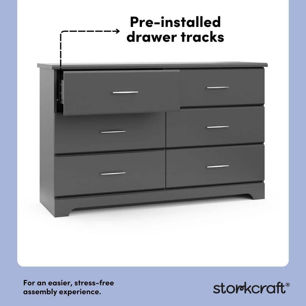 Brookside 6 Drawer Double Dresser