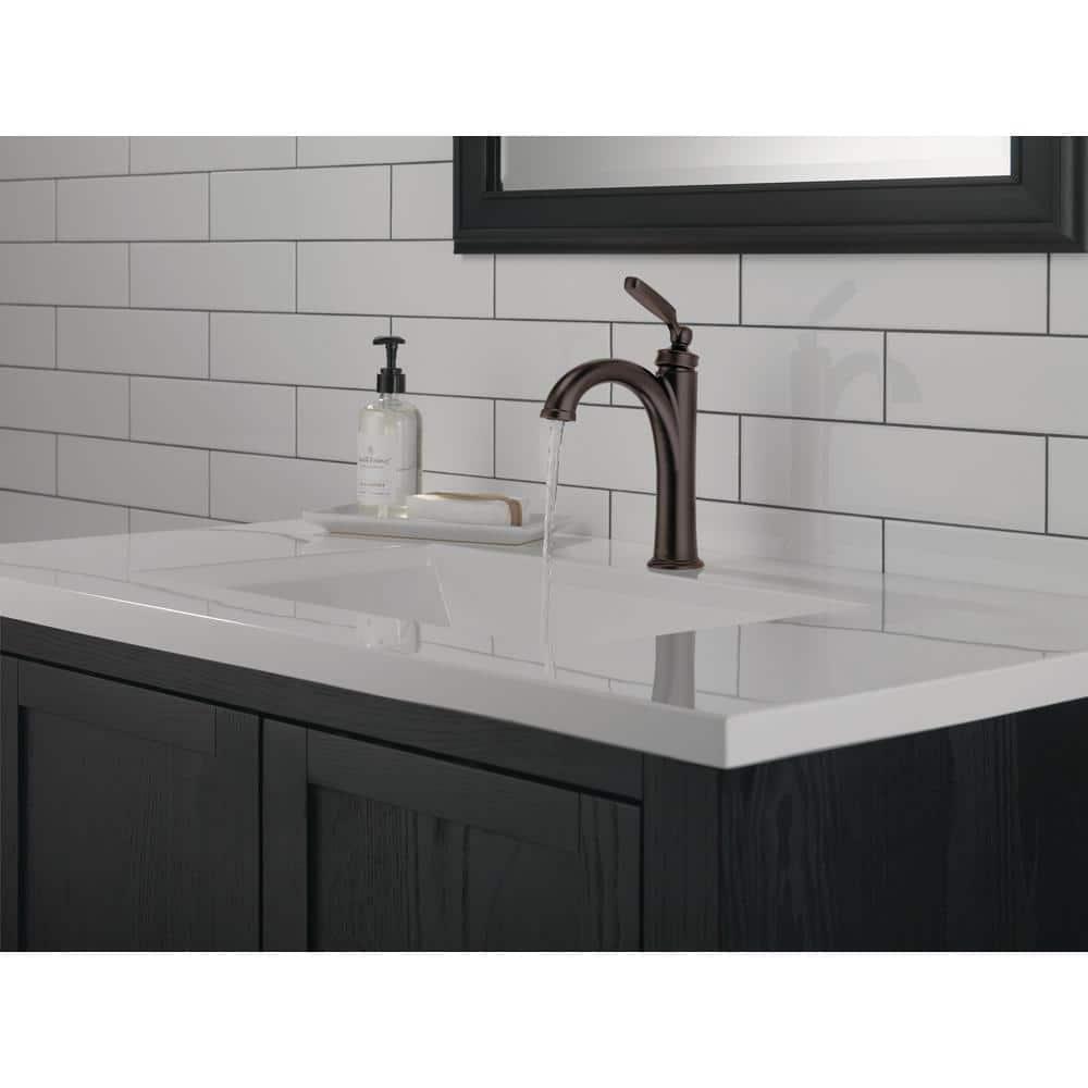 Woodhurst Single Hole Bathroom Faucet with Drain Assembly