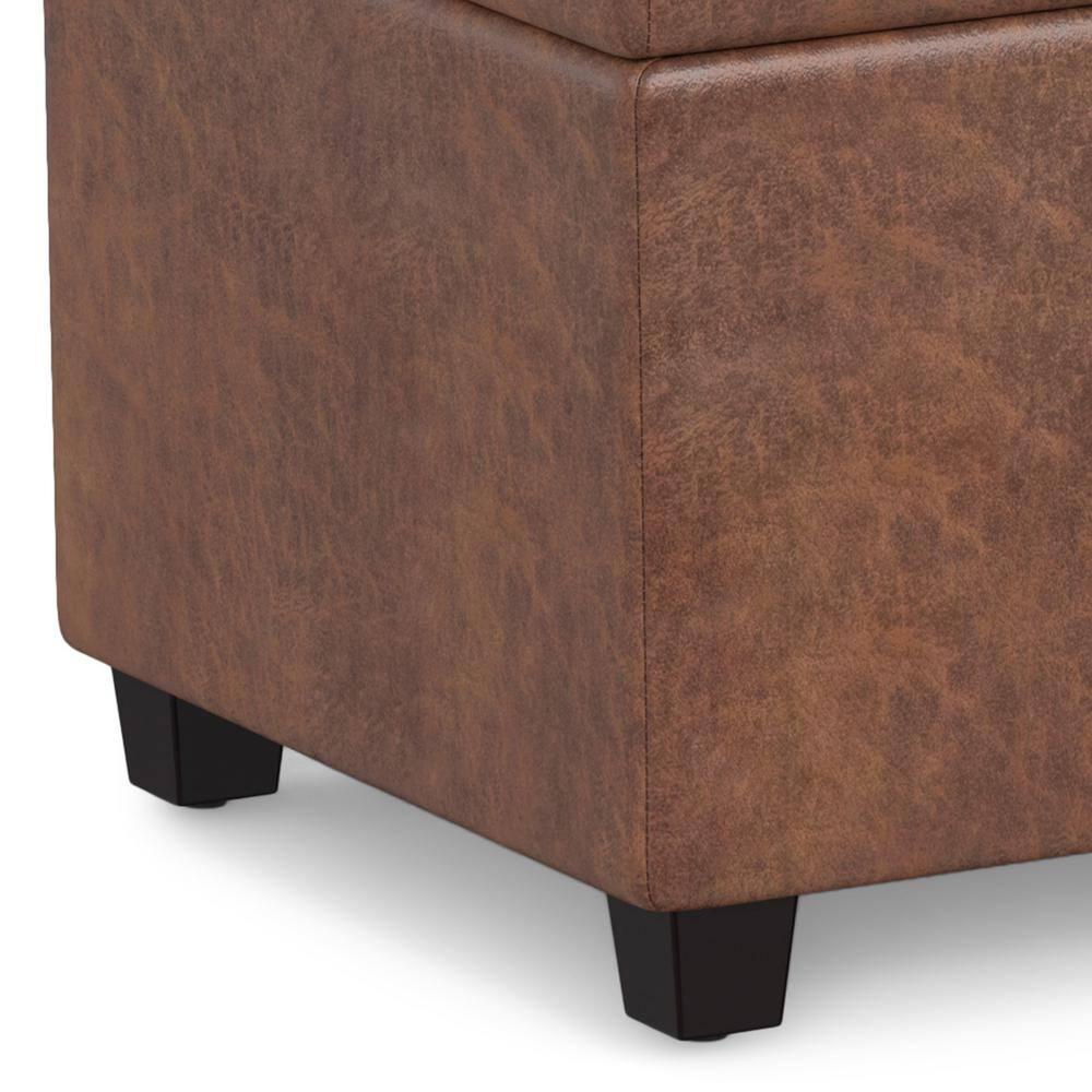 Simpli Home Avalon Extra Large Storage Ottoman Bench,Assembled