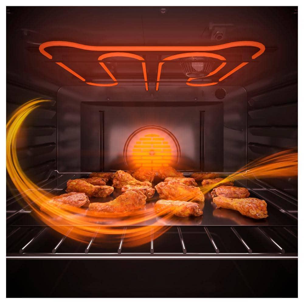 GE Appliances 30 in 66 cu ft Slide In Double Oven Electric Ranges in Stainless Steel