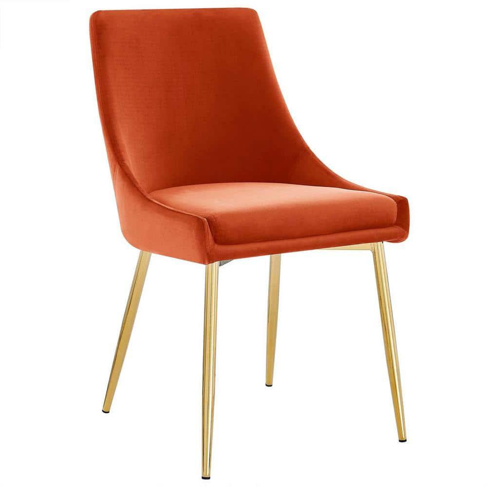 Modway Viscount Performance Velvet Dining Chairs - Set of 2