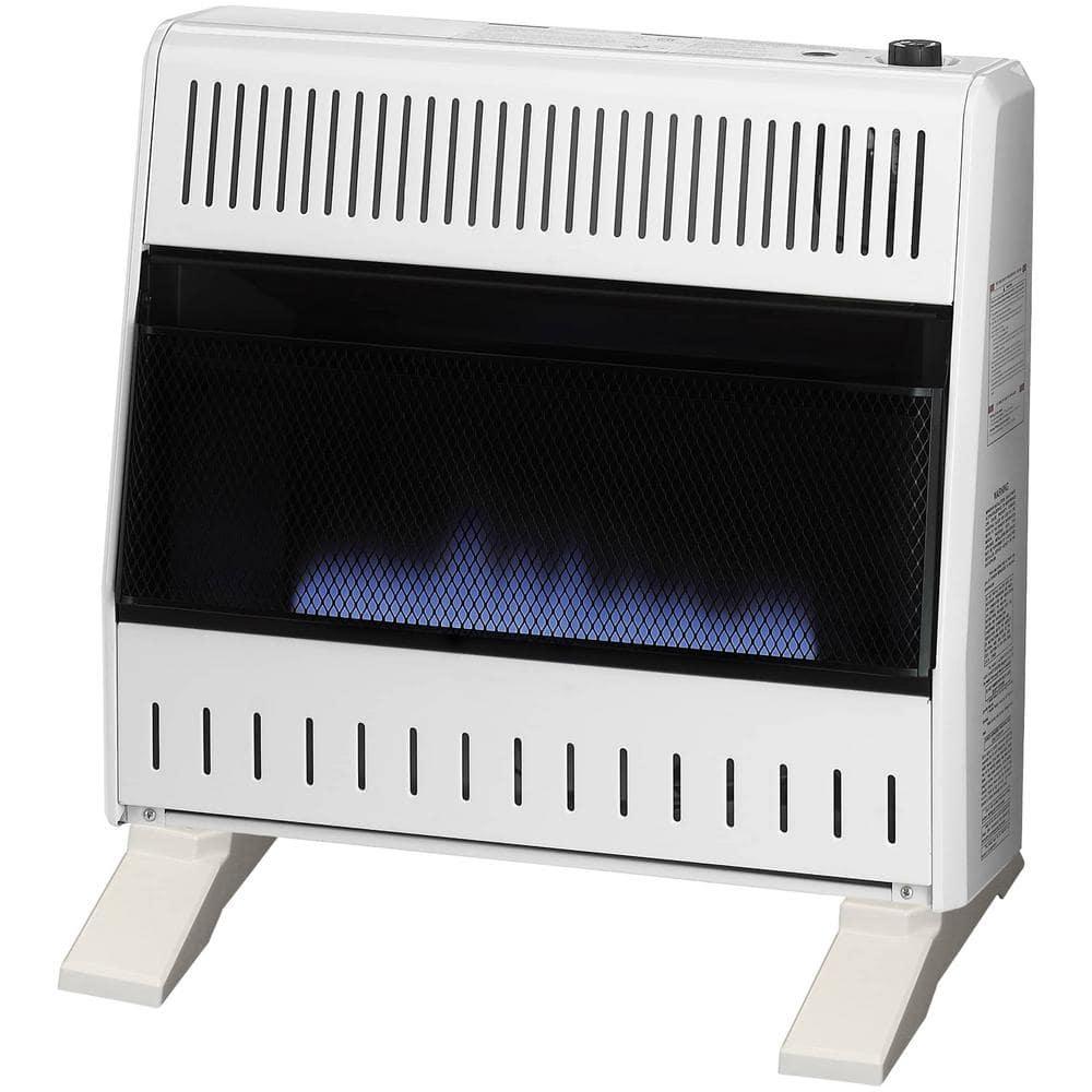 Procom Heating Liquid Propane Vent Less Blue Flame Heater with Base Feet- 30,000BTU T-Stat Control, Model-ML300TBA-B