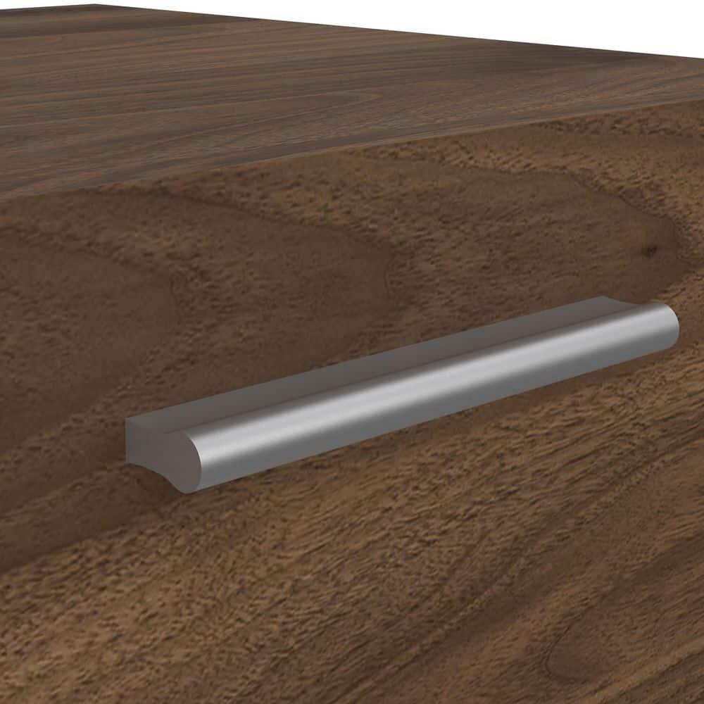 Tvilum Loft 2 Drawer Bedroom Nightstand for Adults, Walnut