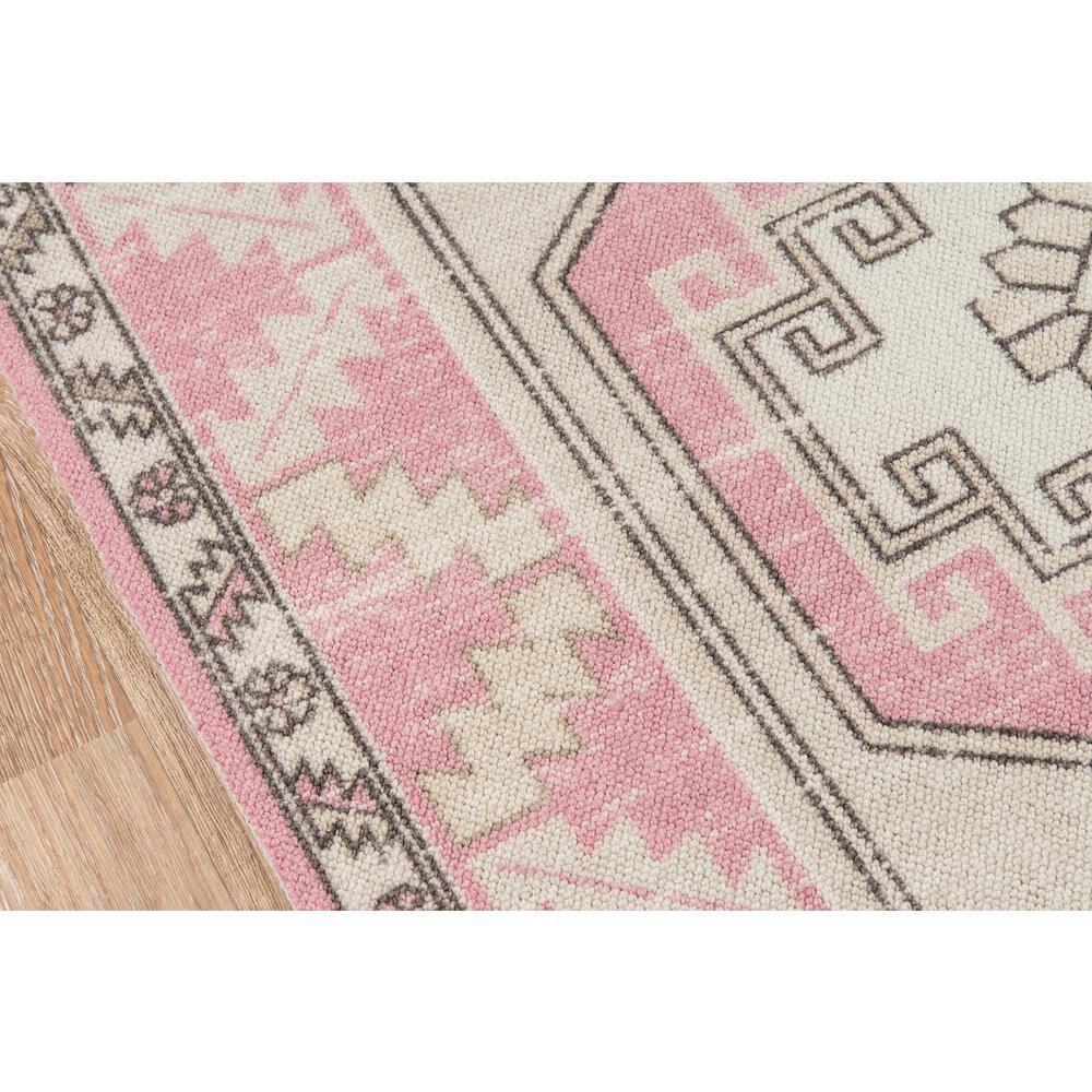 2'x3' Anatolia Owen Accent Rug Pink - Momeni: Traditional Wool & Nylon Low Pile Medallion Indoor Area Rug