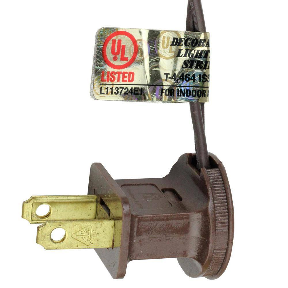 Northlight 150ct Mini Trunk Wrap Net Lights Orange - 2' x 8' Brown Wire