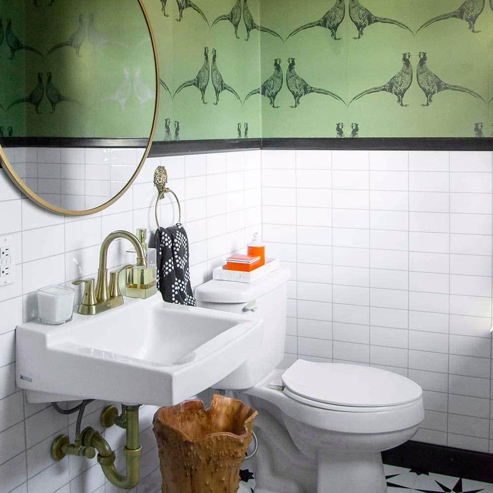 Tic Tac Tiles 12" x 12" PVC Peel and Stick Subway Tile