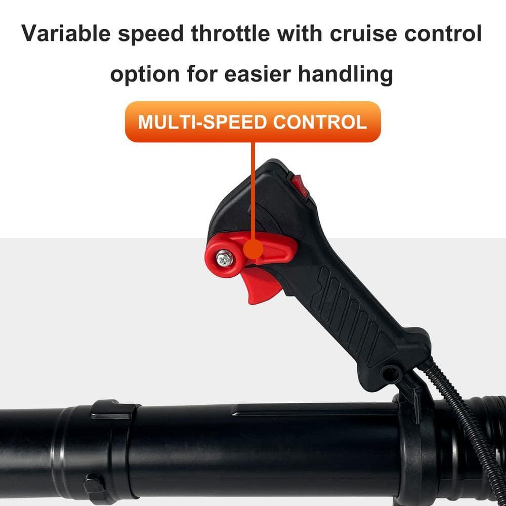 Tookss 76CC 4-Stroke Backpack Gas Leaf Blower 660CFM 200MPH EPA Passed Ergonomic Handle Electric Leaf Blowers For Yard Patio House Jobsite