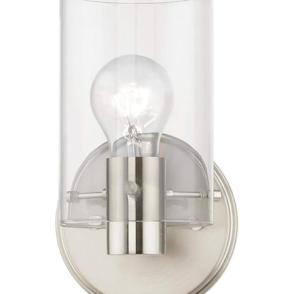 Livex Lighting Munich 1 - Light Sconce in  Brushed Nickel