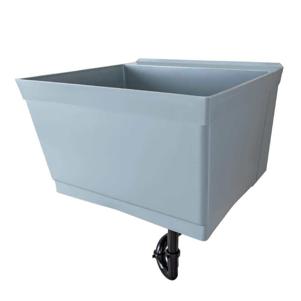 23" L x 24" W Wall Mount Laundry Sink