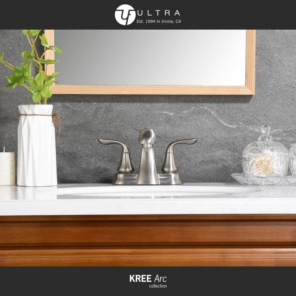 Kree Arc Collection Centerset Bathroom Faucet with Drain Assembly