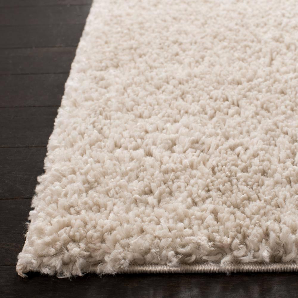 August Shag 900 AUG900 Power Loomed Indoor Area Rug - Beige - 4'x6' - Safavieh