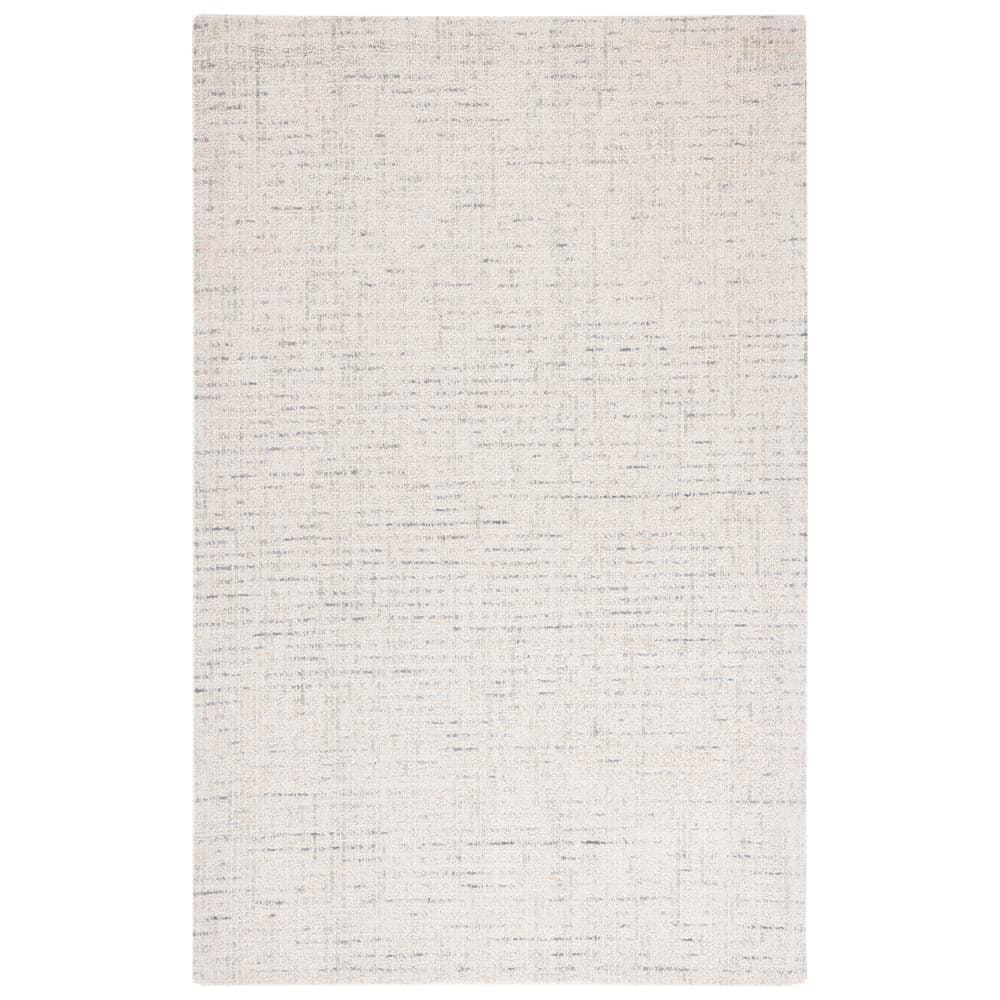 Abstract ABT468 Handmade Indoor Area Rug - Ivory/Light Gray - 4'x6' - Safavieh