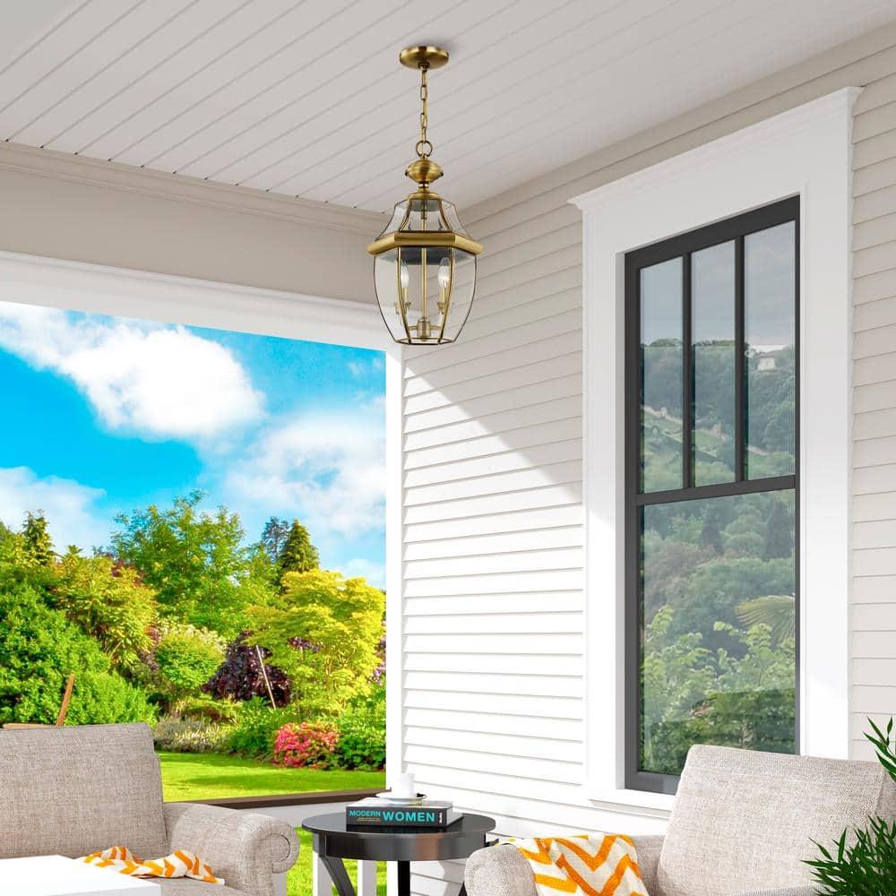 Livex Lighting Monterey 2 - Light Pendant in  Antique Brass