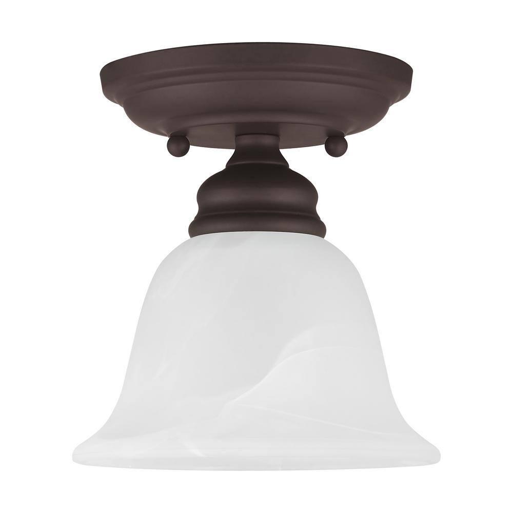 Livex Lighting Essex 1 - Light Flush Mount in  Bronze