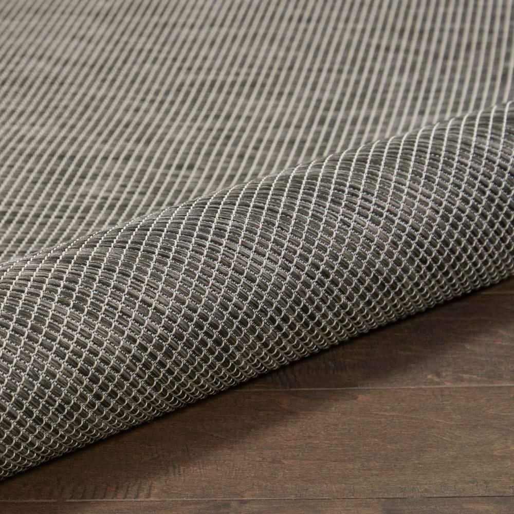 Nourison Positano POS01 Indoor/outdoor Area Rug - Charcoal 8' x 10'