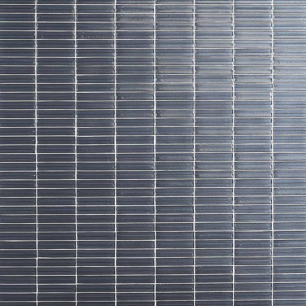 Bond Tile Tara Stacked 11.61" x 11.73" Molten Glass Mosaic Wall Tile (0.95 Sq. Ft. / Sheet)