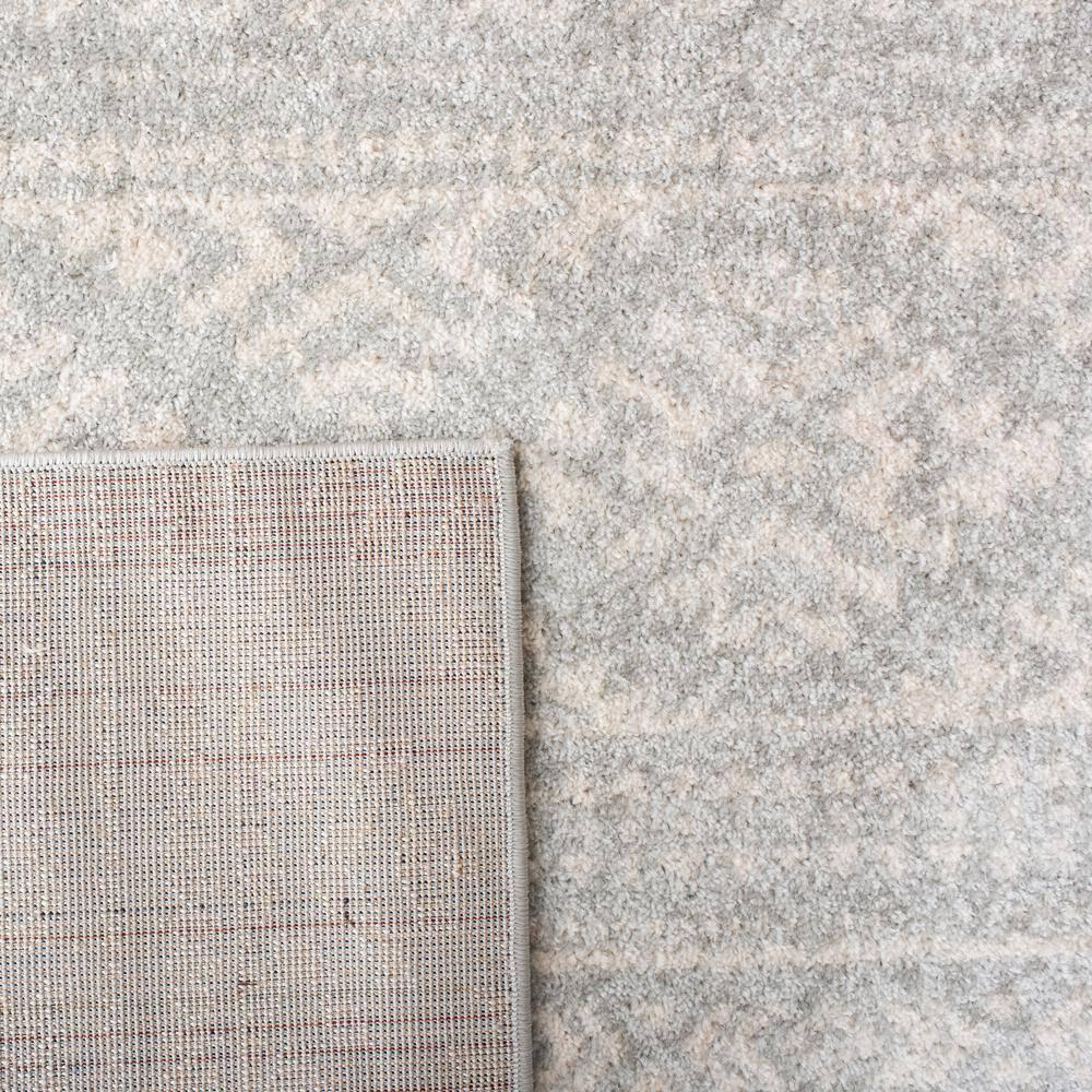 Tulum TUL272 Power Loomed Area Rug - Light Grey/Ivory - 3' round - Safavieh.