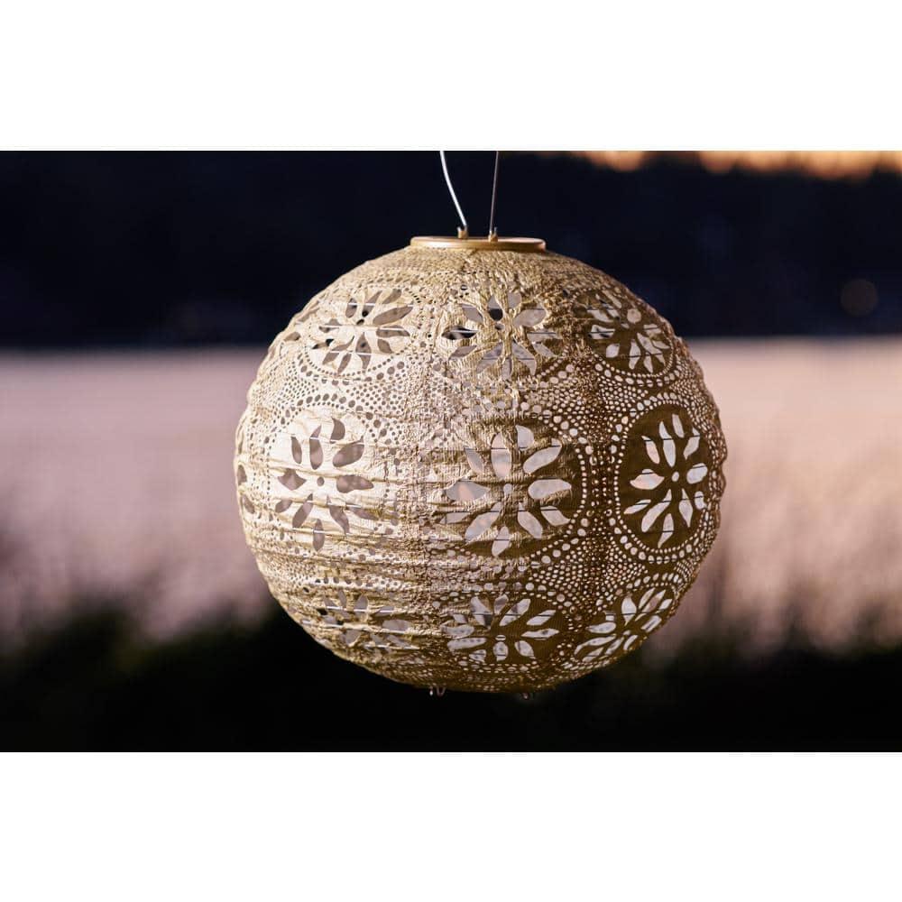 Boho Globe Solar Outdoor Lantern