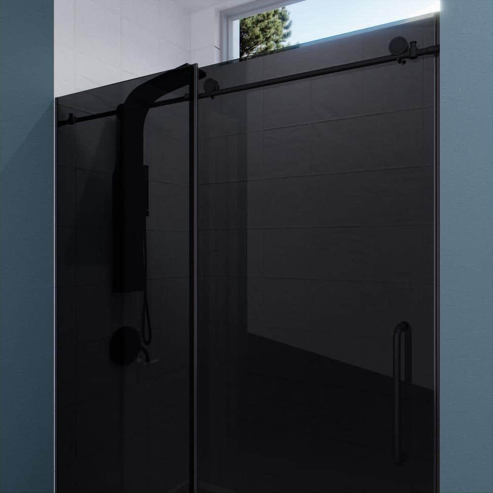 60” W x 76” H Sliding Frameless Shower Door