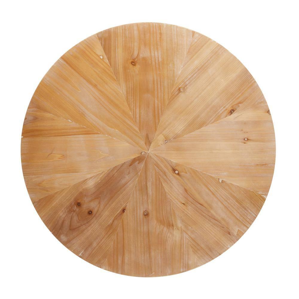 Modern Wood and Iron Coffee Table Natural Brown - Olivia & May